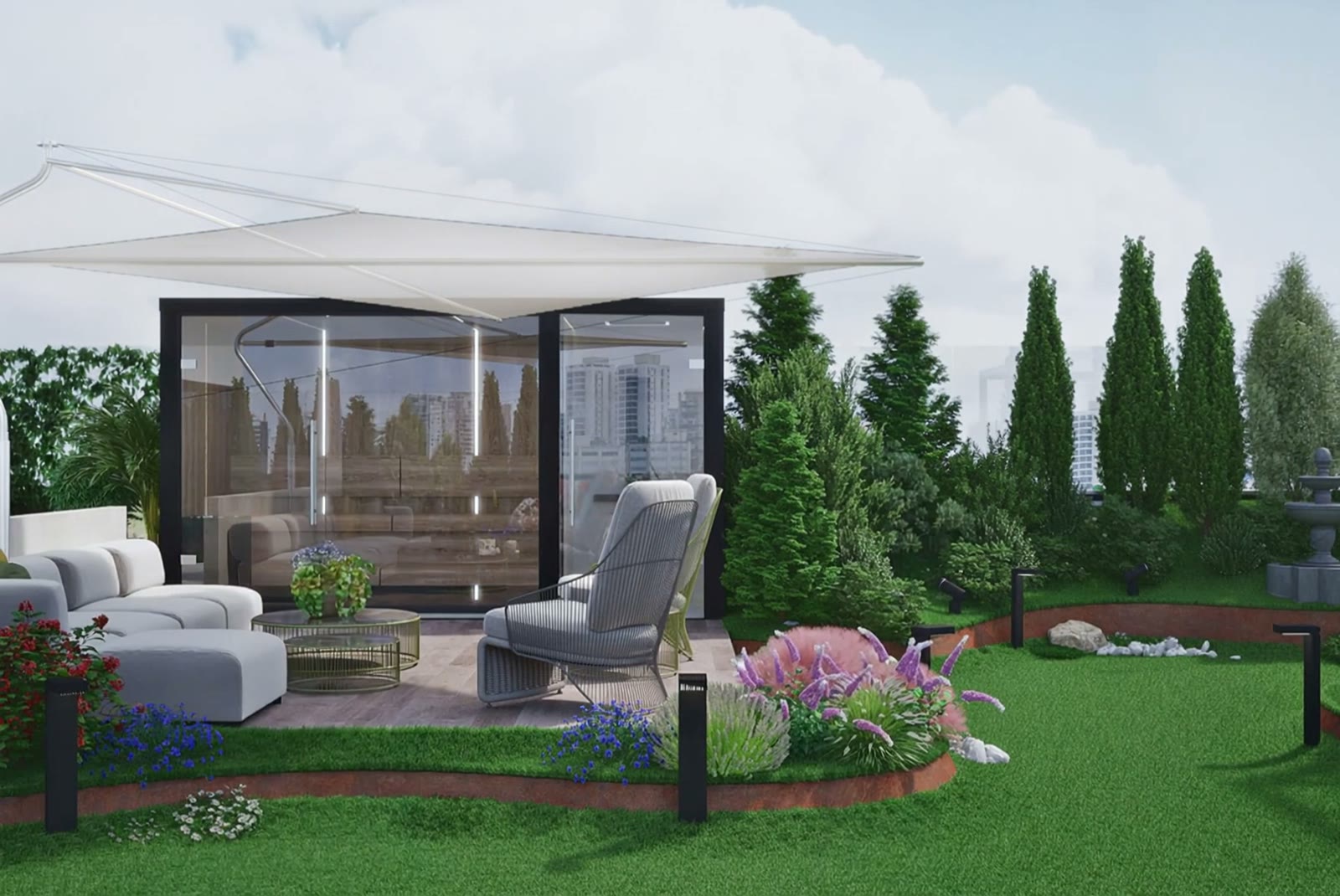 Terrace concept render